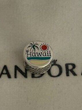 Pandora Hawaii Beach Moment Travel Exclusive Dangle Charm Pendant